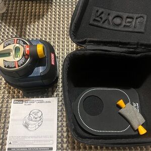 Ryobi AirGrip Laser Level Vacuum Base ELL0001 Working